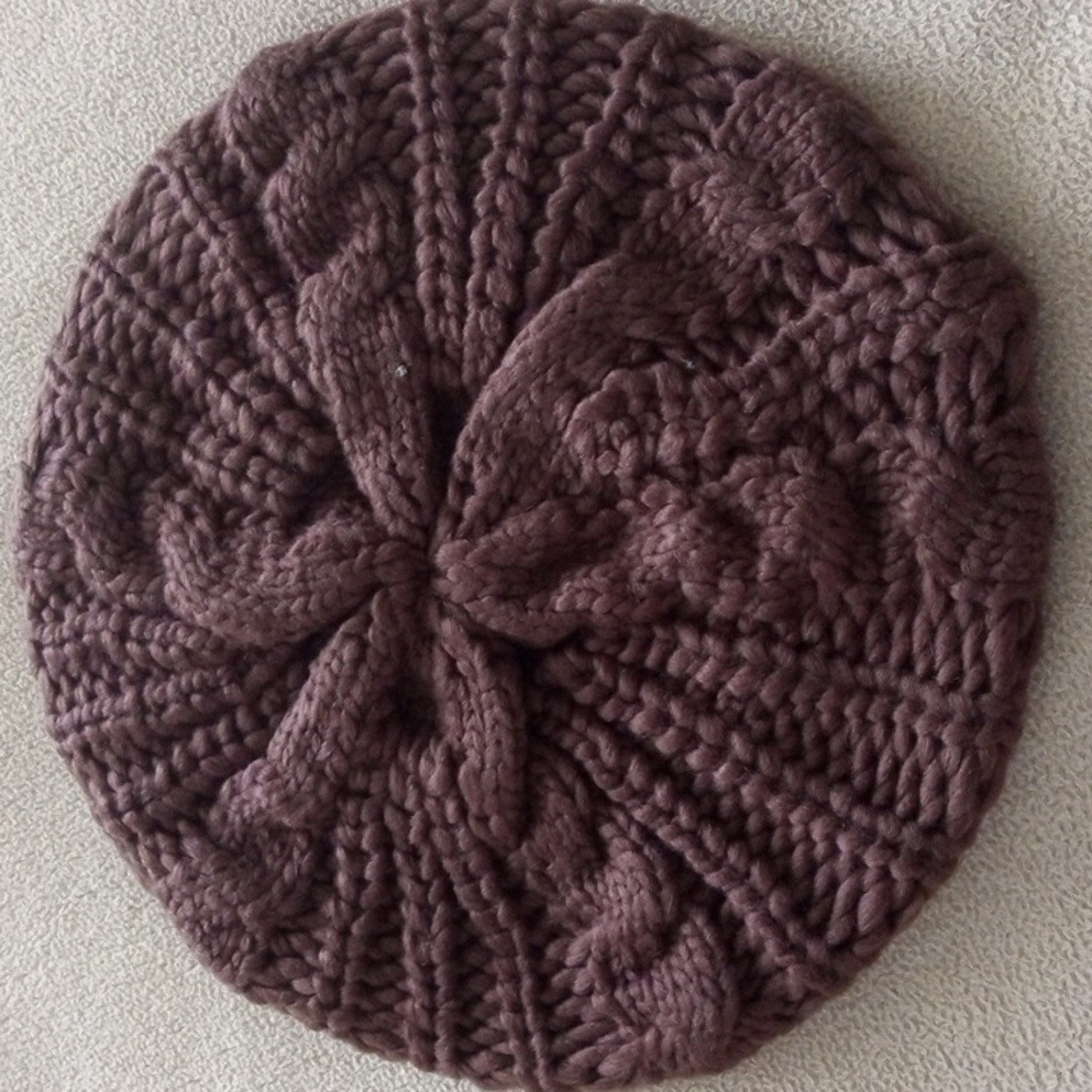 Women's Crochet 100% Rayon Beret Hat